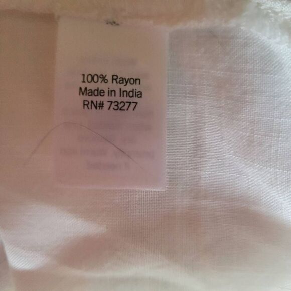 Sonoma Off-White Minimalist Soft Shirt Sleeve Button Down Women's Size Medium - Picture 5 of 6